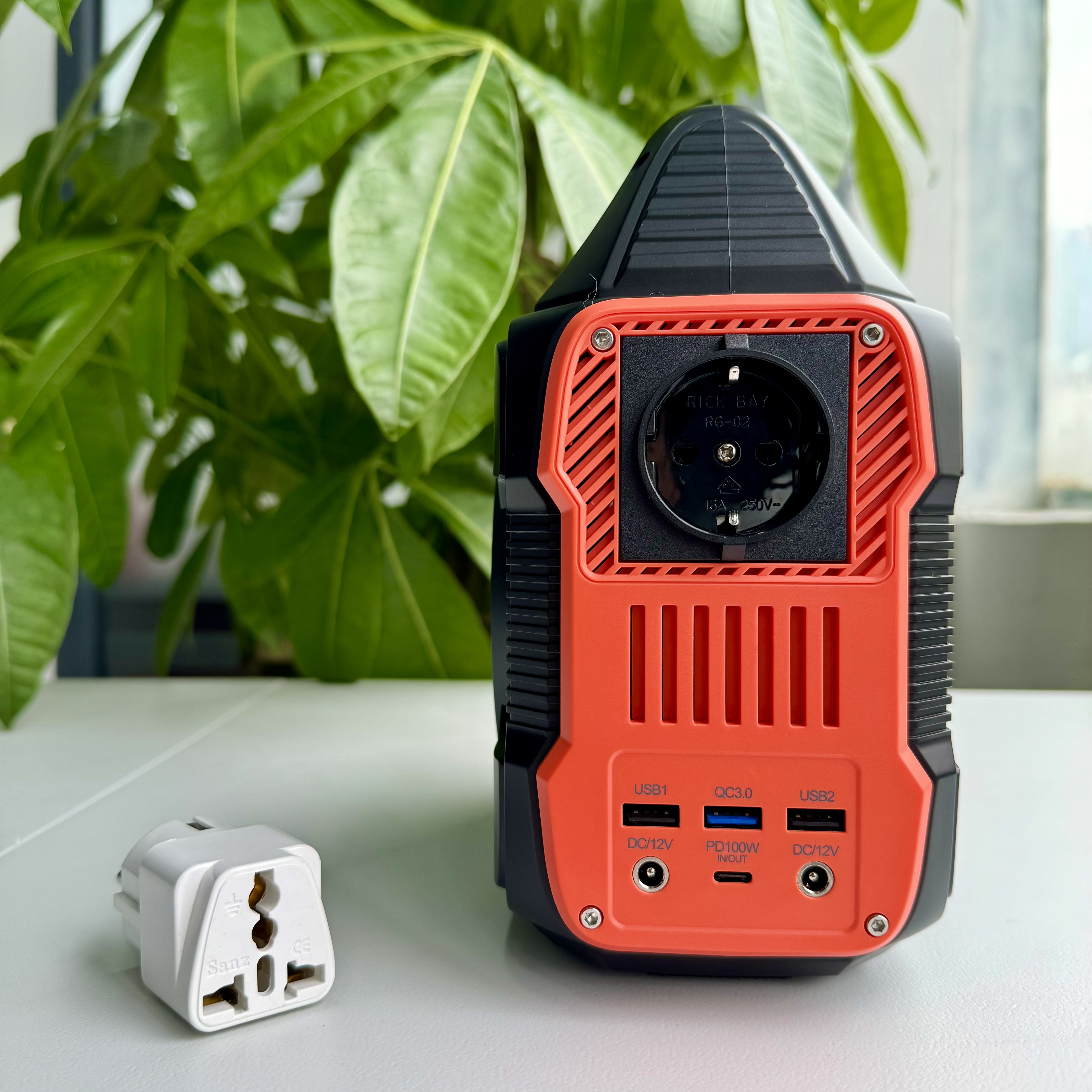 家庭用およびキャンプ用ポータブル充電バンク 300W (288Wh) 太陽光発電機屋外非常用発電所